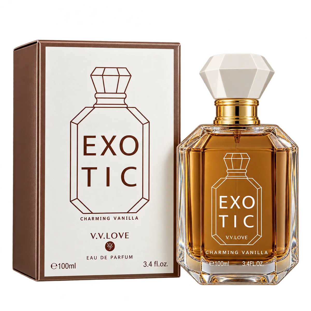 Eau de Parfum Exotic Charming Vanilla 100 ml - V.V. LOVE