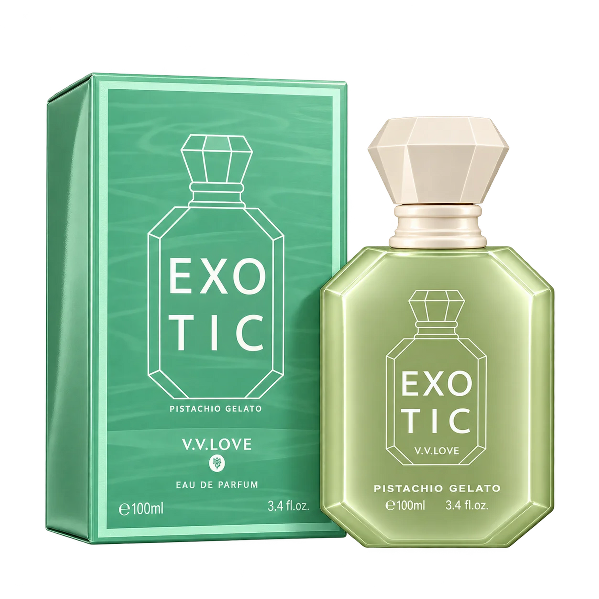 Eau de Parfum Exotic Pistachio Gelato 100 ml - V.V. LOVE