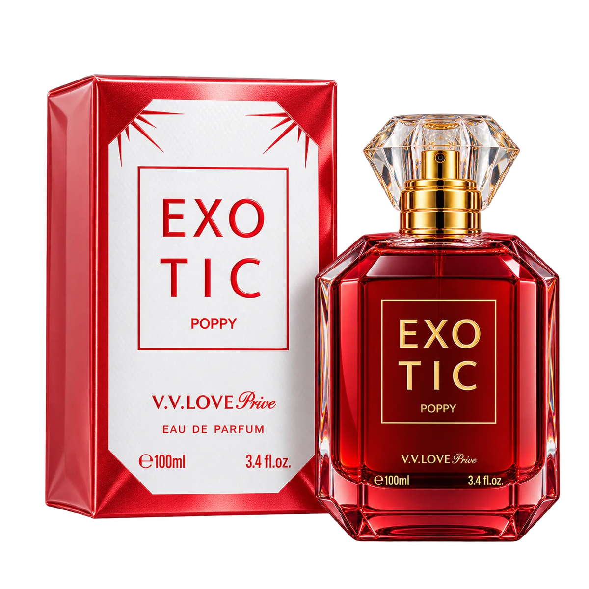 Eau de Parfum Exotic Poppy 100 ml - V.V. LOVE