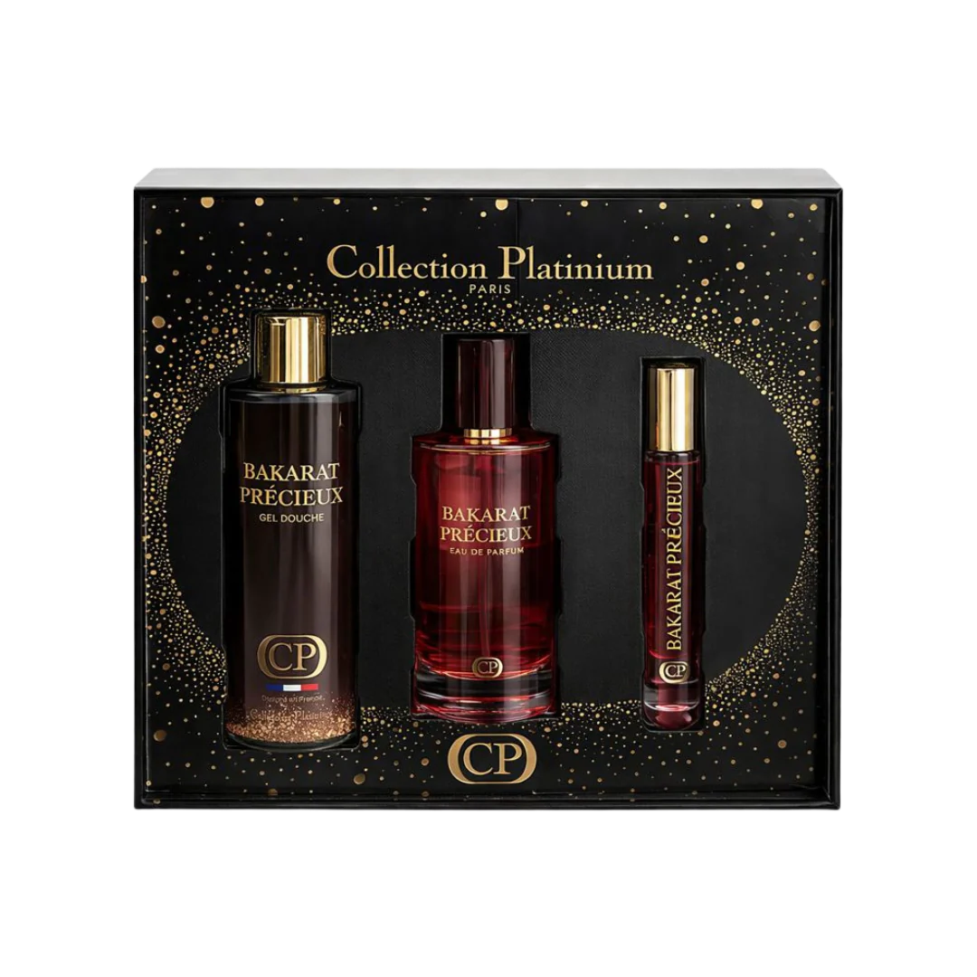 Coffret Parfum Bakarat Précieux – Collection Platinium (Paris)