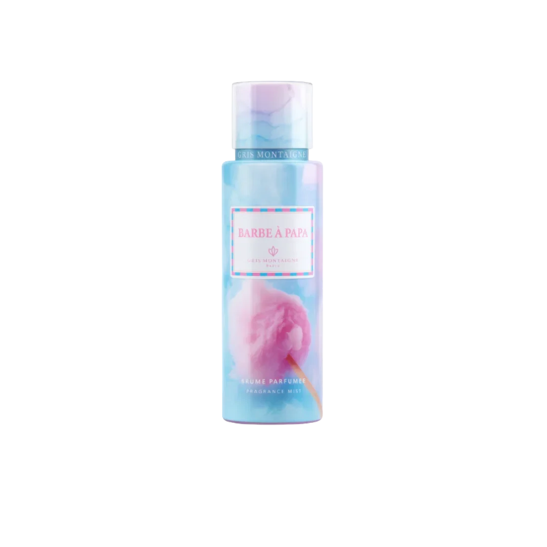 Brume parfumée "Barbe à Papa" 250ml – Gris Montaigne MJ BAZAR