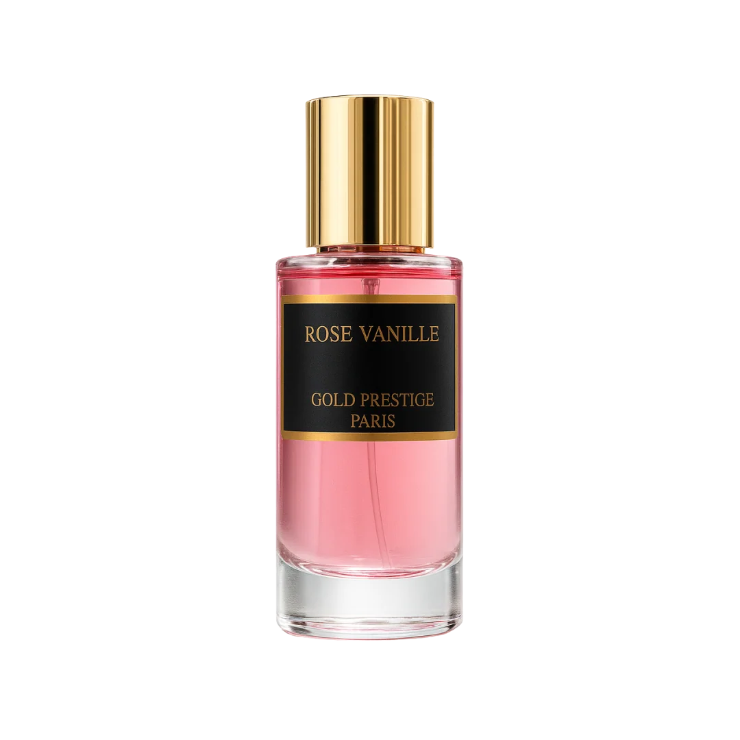 Eau de Parfum Rose Vanille 50 ml – Gold Prestige Paris MJ BAZAR
