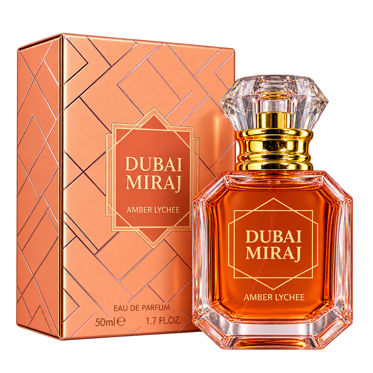 Eau de Parfum Amber Lychee 50 ml - Dubai Miraj