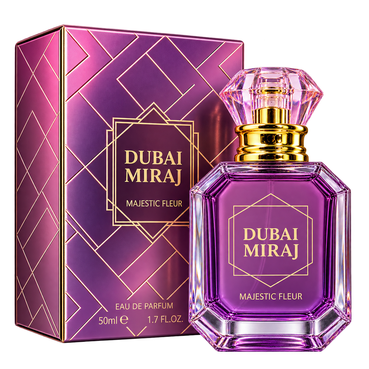 Eau de Parfum Majestic Fleur 50 ml - Dubai Miraj