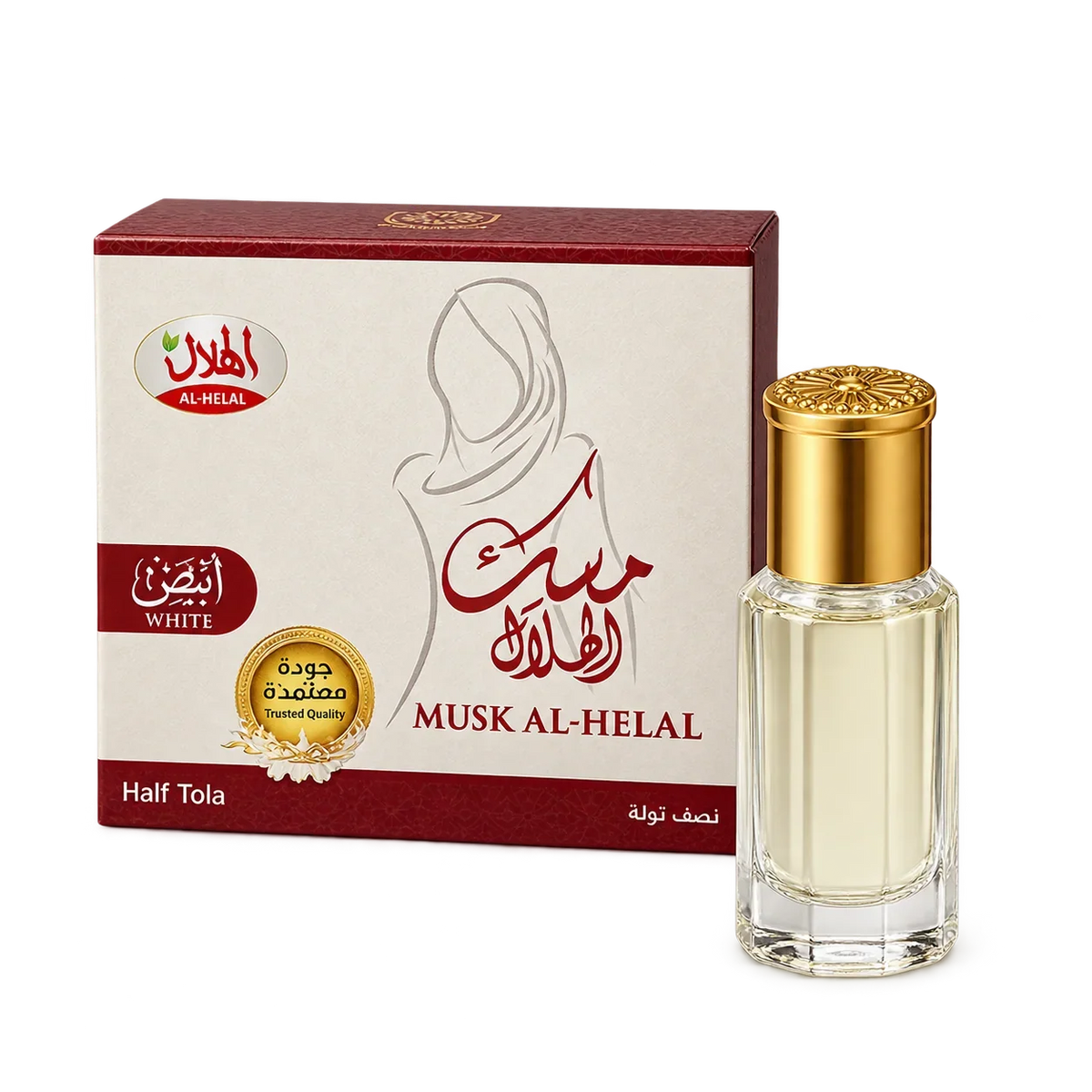 Musk Al-Helal White (Half Tola)
